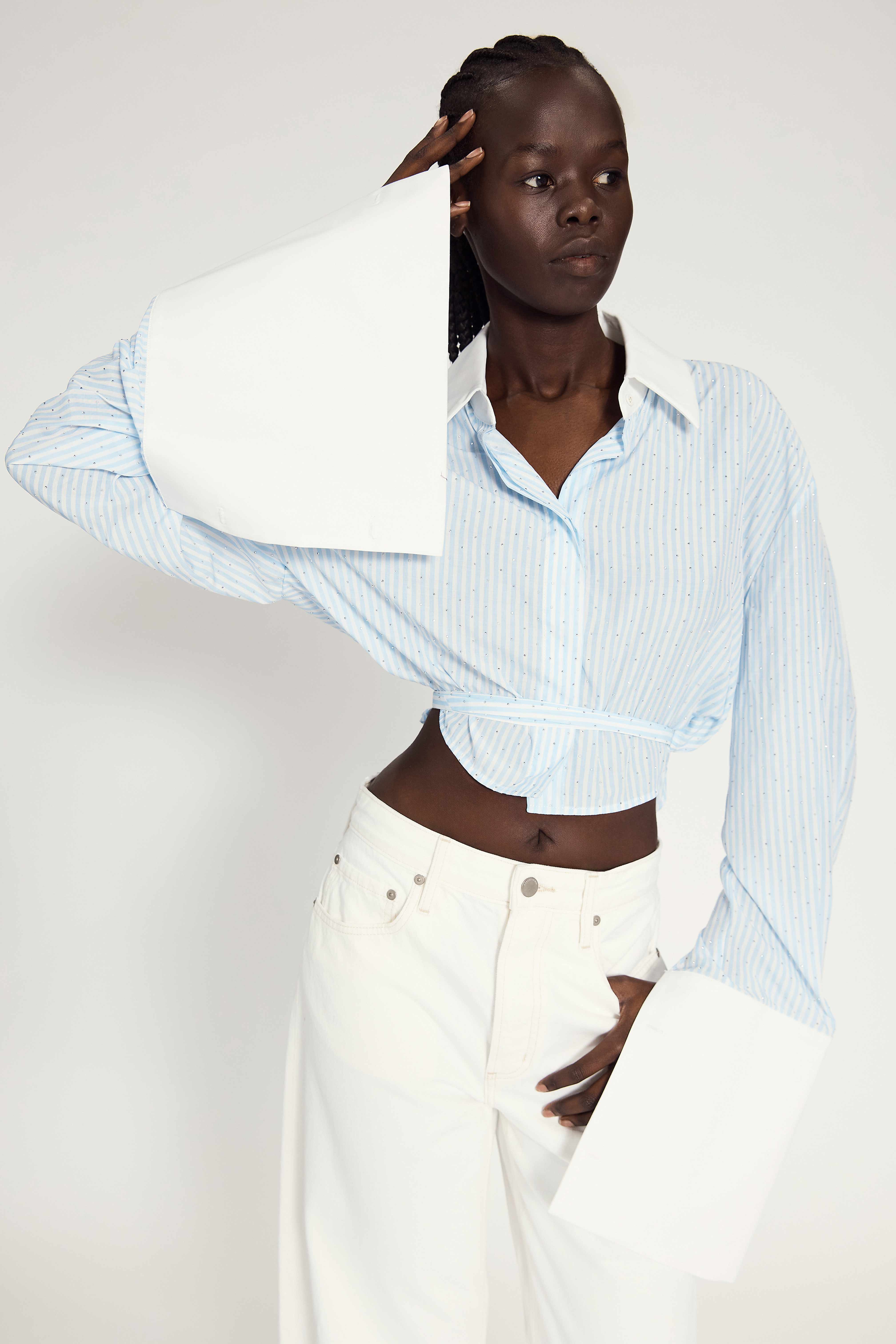 Phoebe Sparkle Stripe Shirt