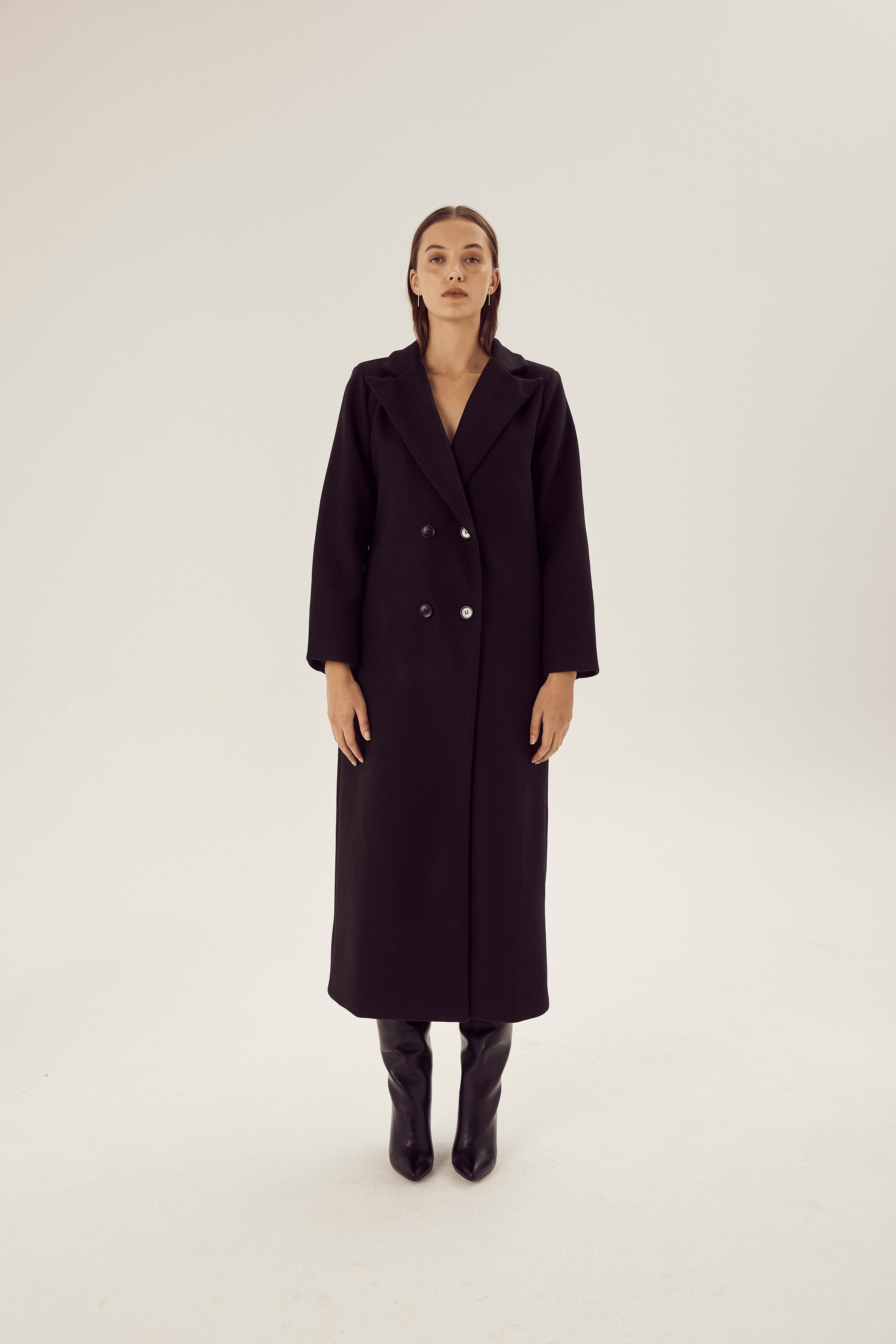 Sofia Maxi Double Breasted Coat