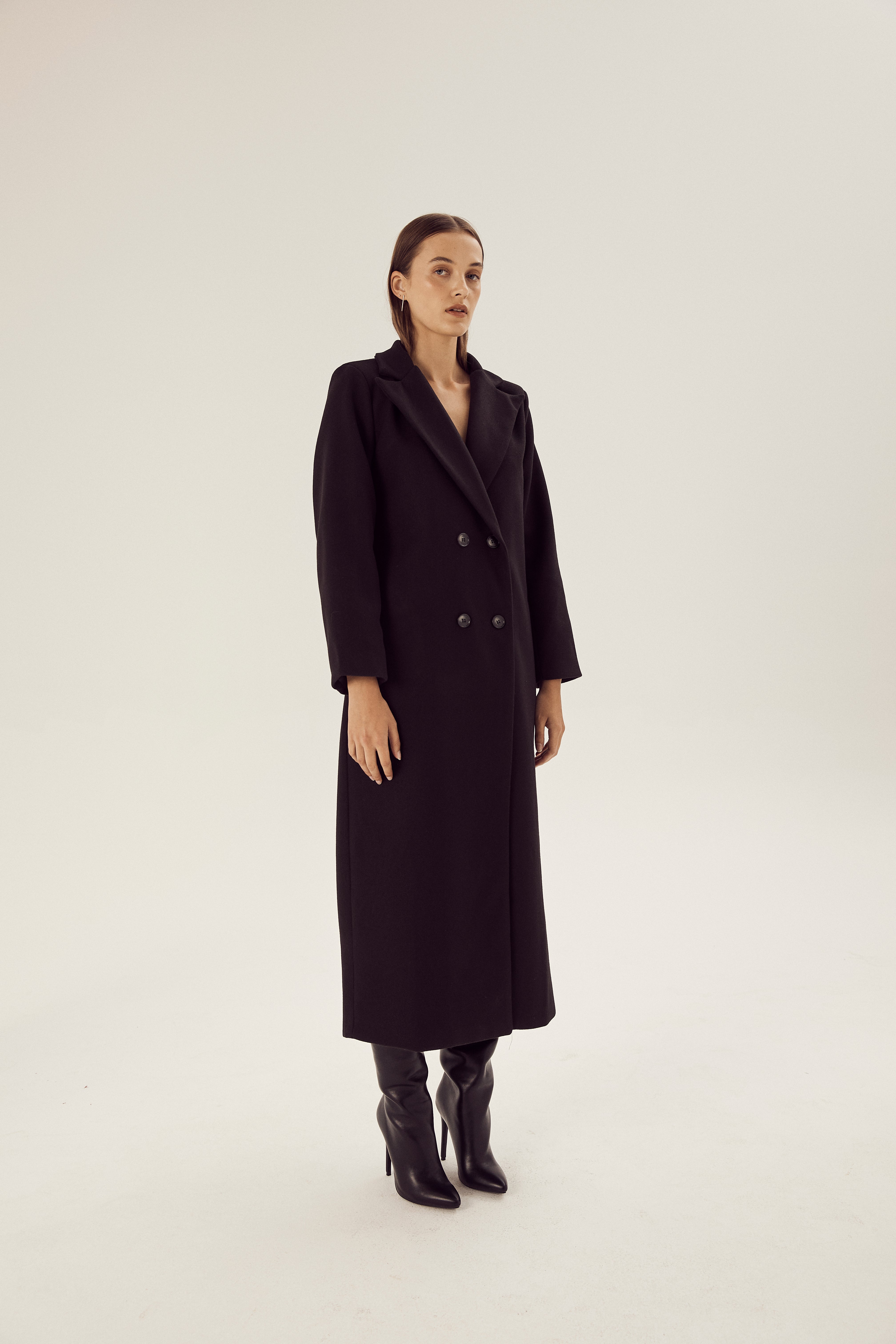 Sofia Maxi Double Breasted Coat
