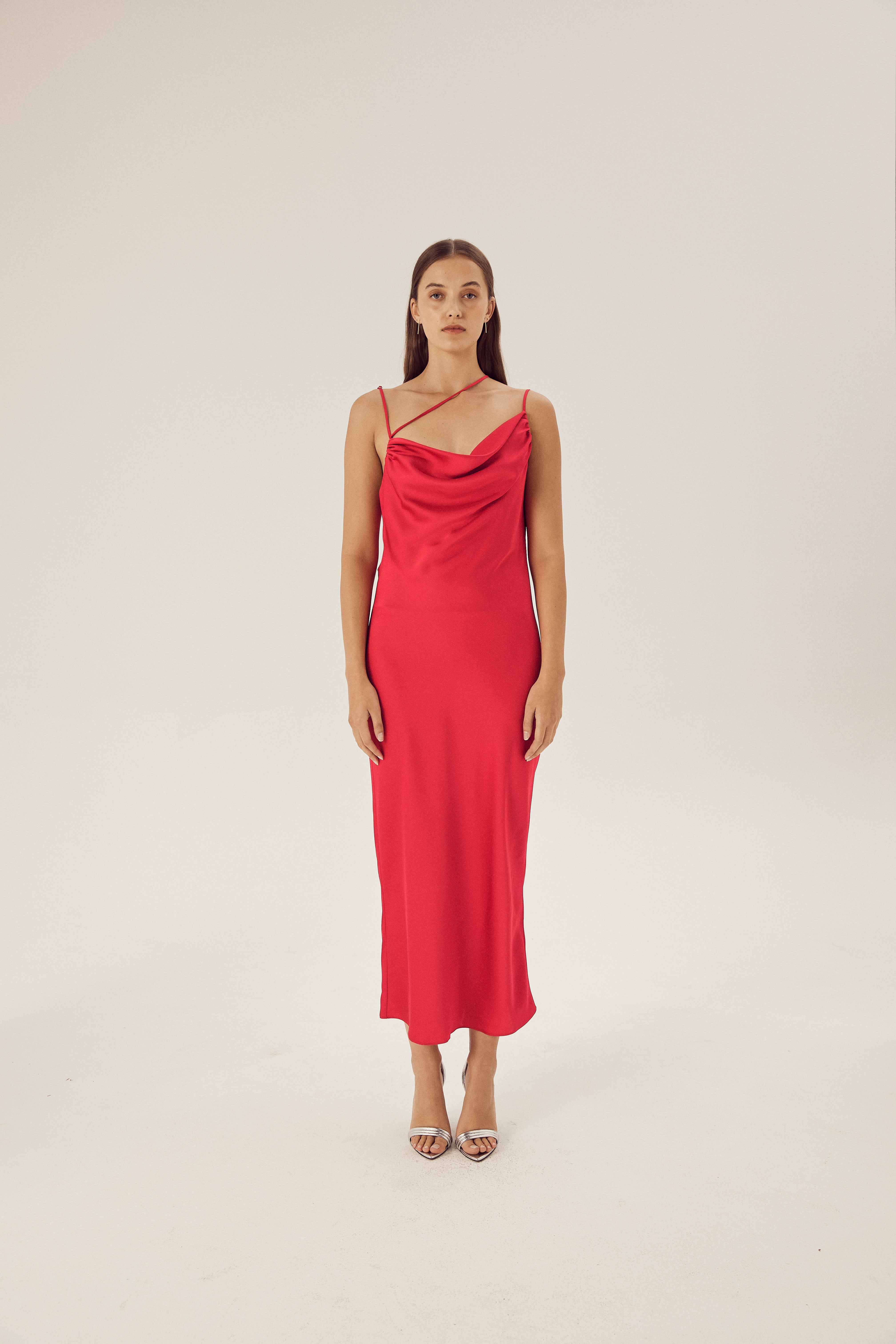 Nina Cowl Front Dress