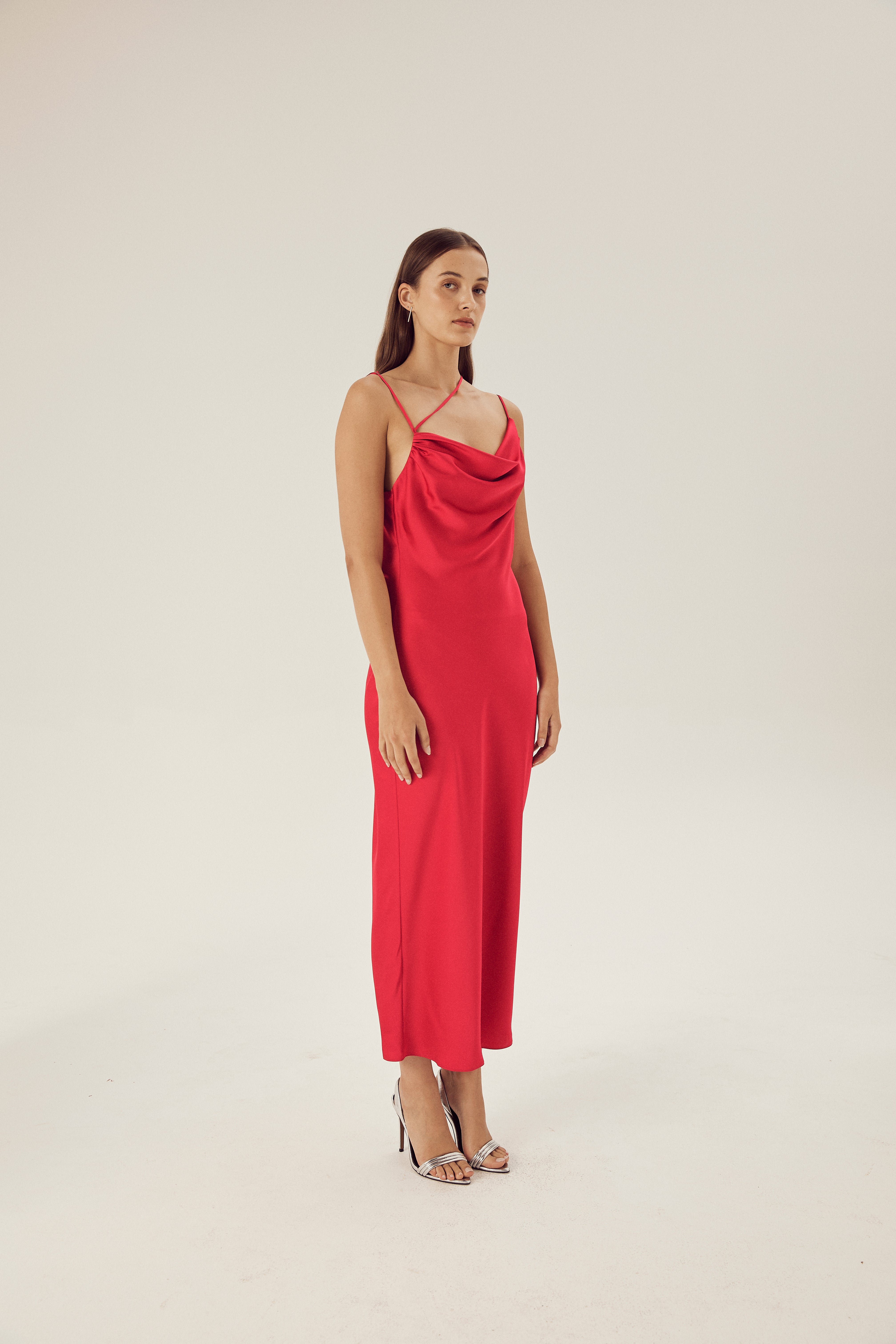 Nina Cowl Front Dress