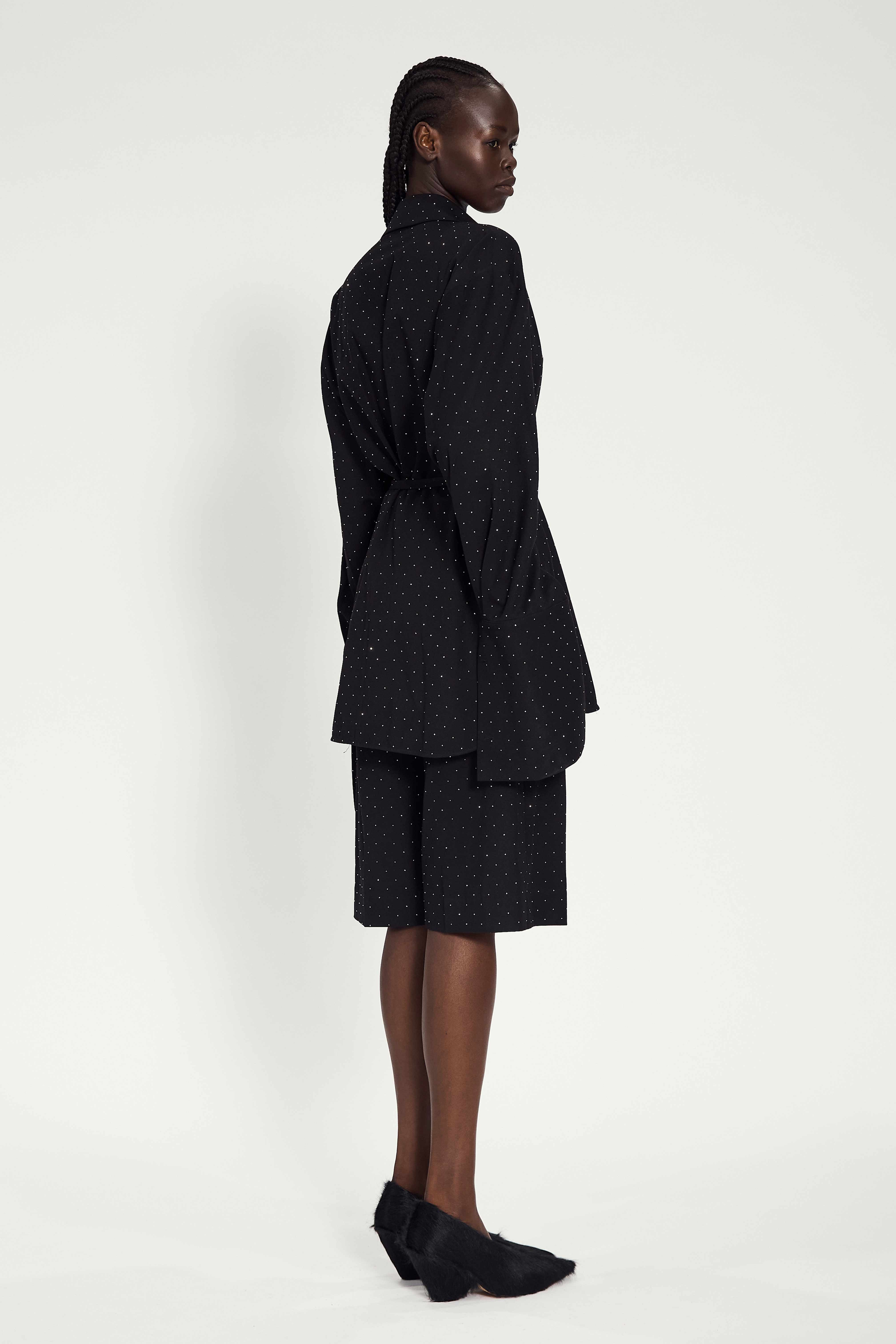 Phoebe Shirt Black Sparkle