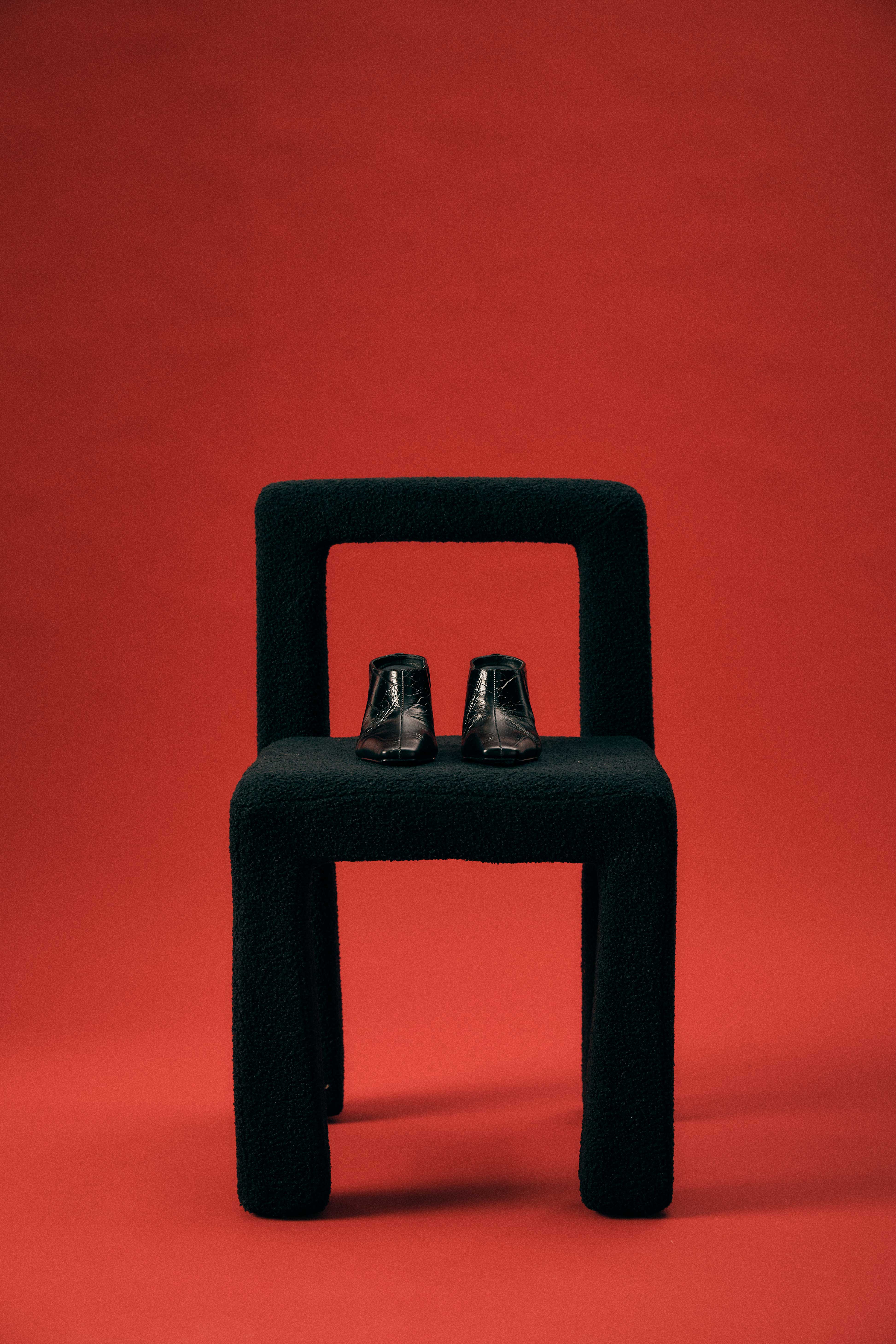 Cindy Embossed Croc Mule