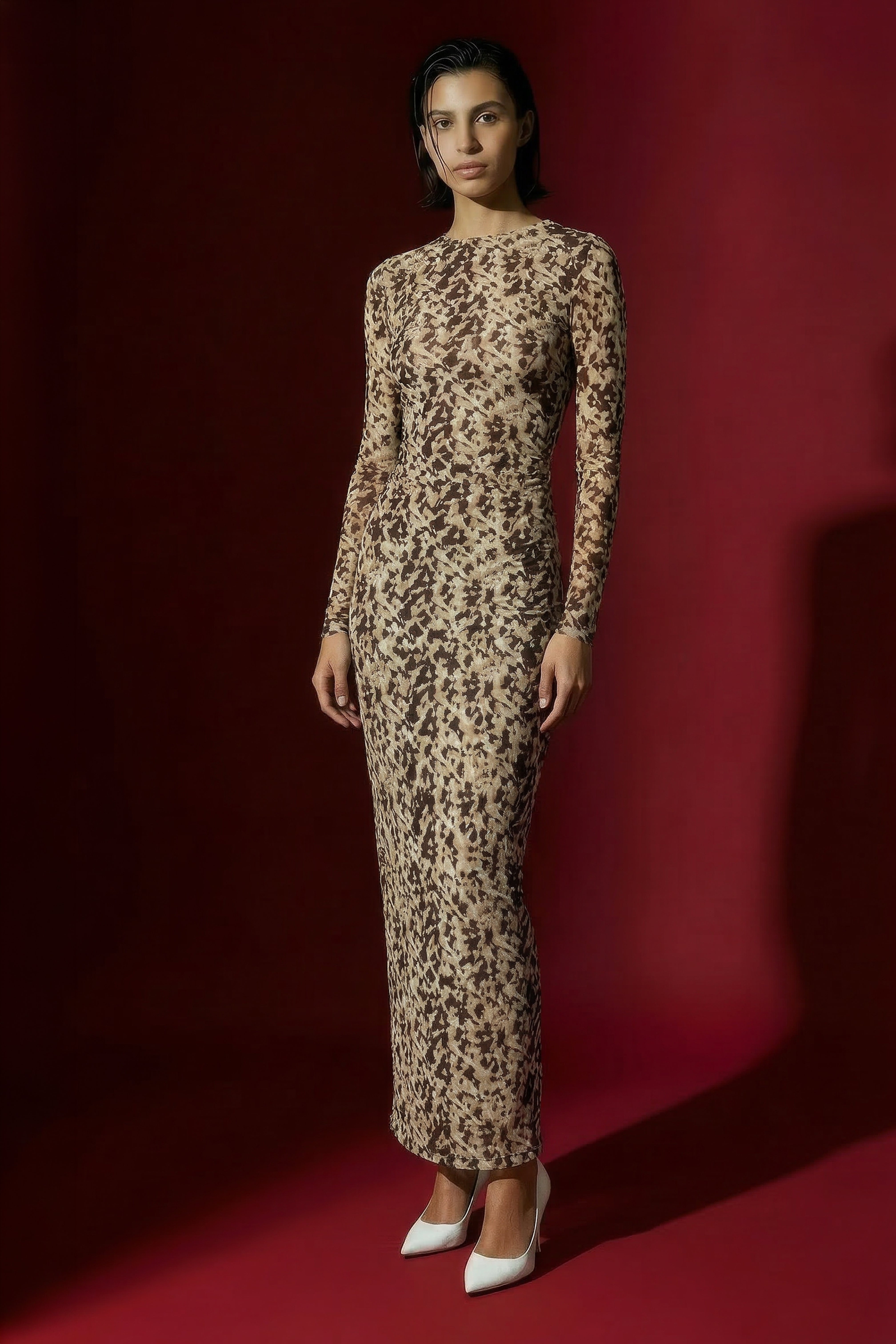 Animal Print Maxi Dress