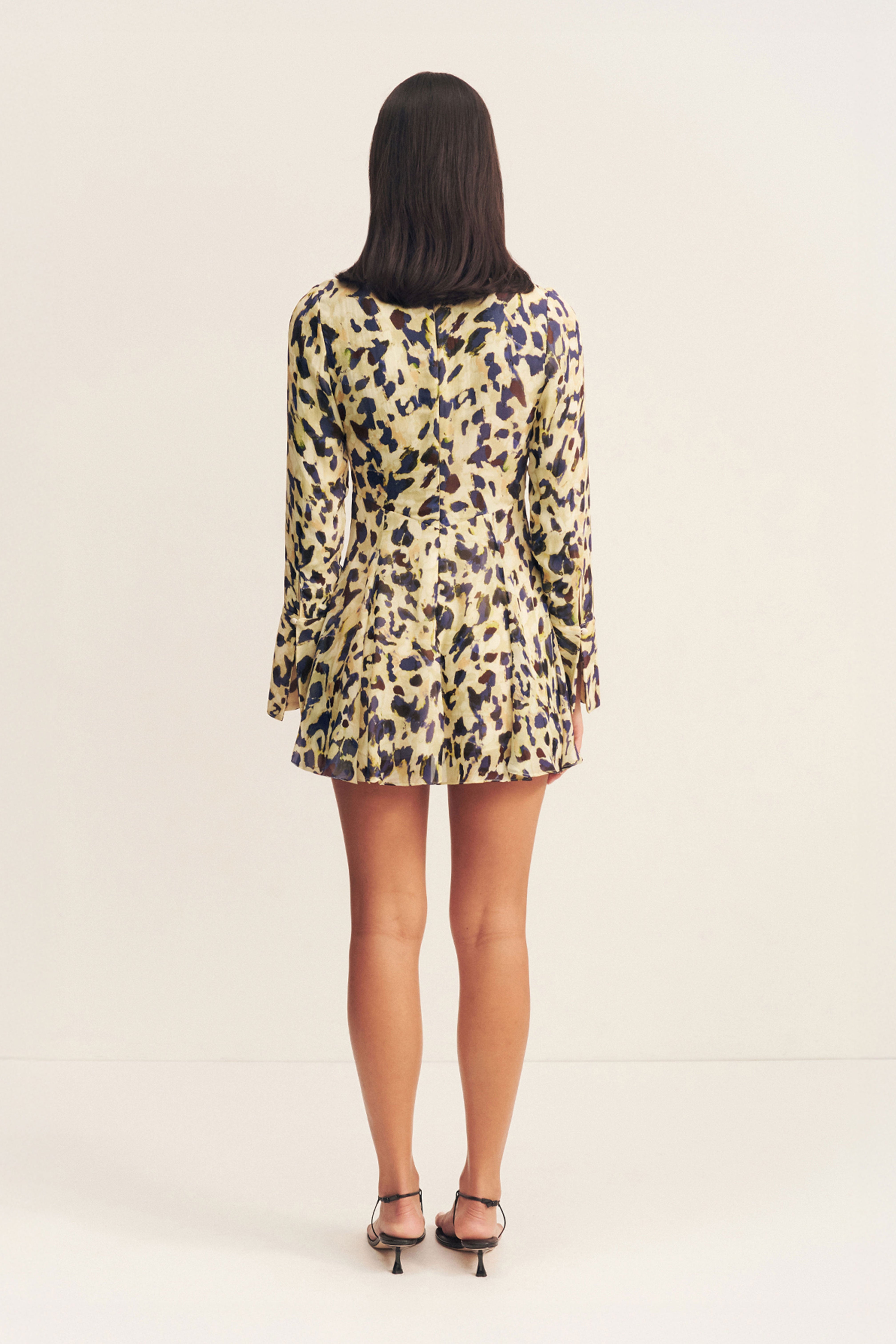 Kinetic High Neck Mini Dress