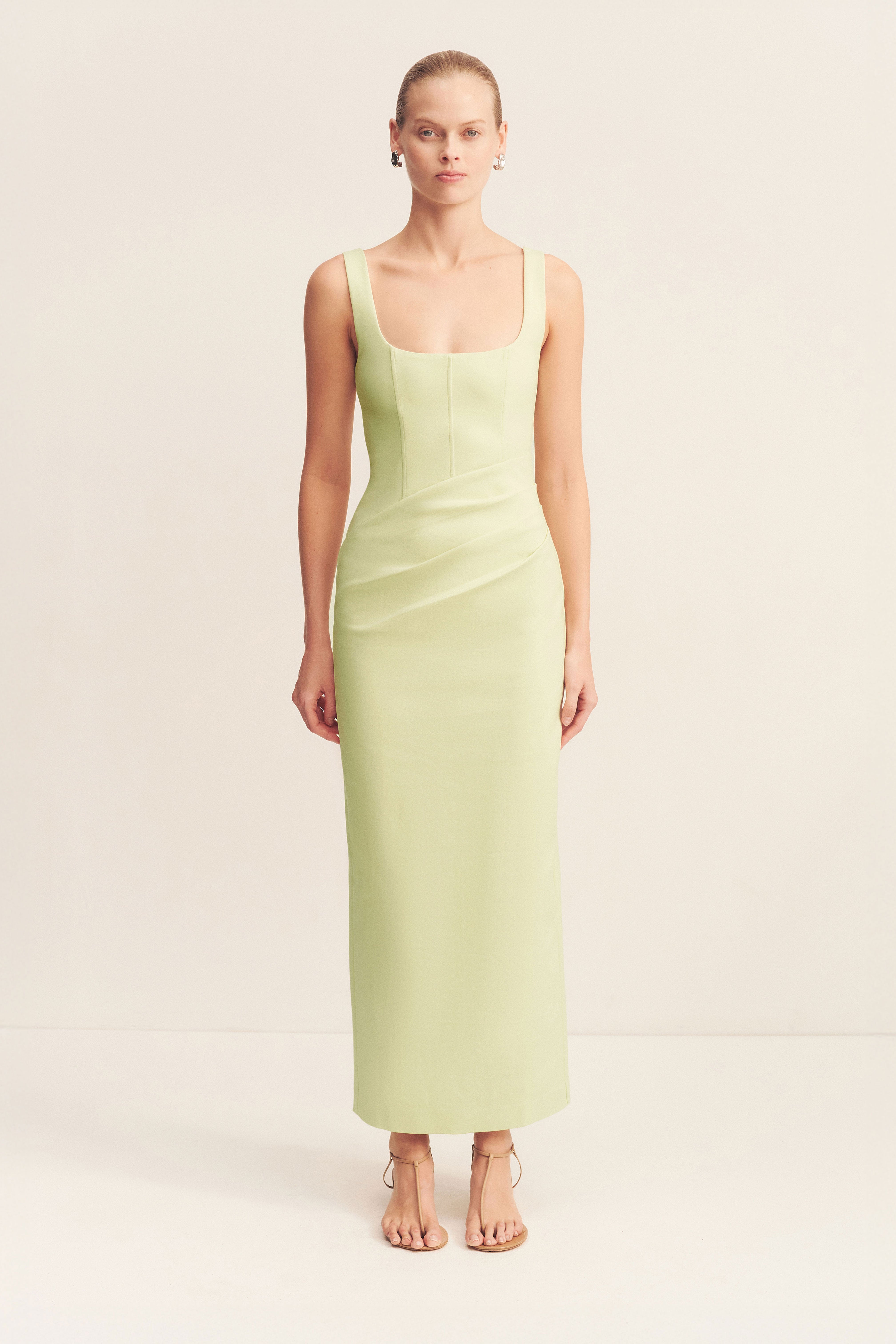 Lani structured Midi Dress