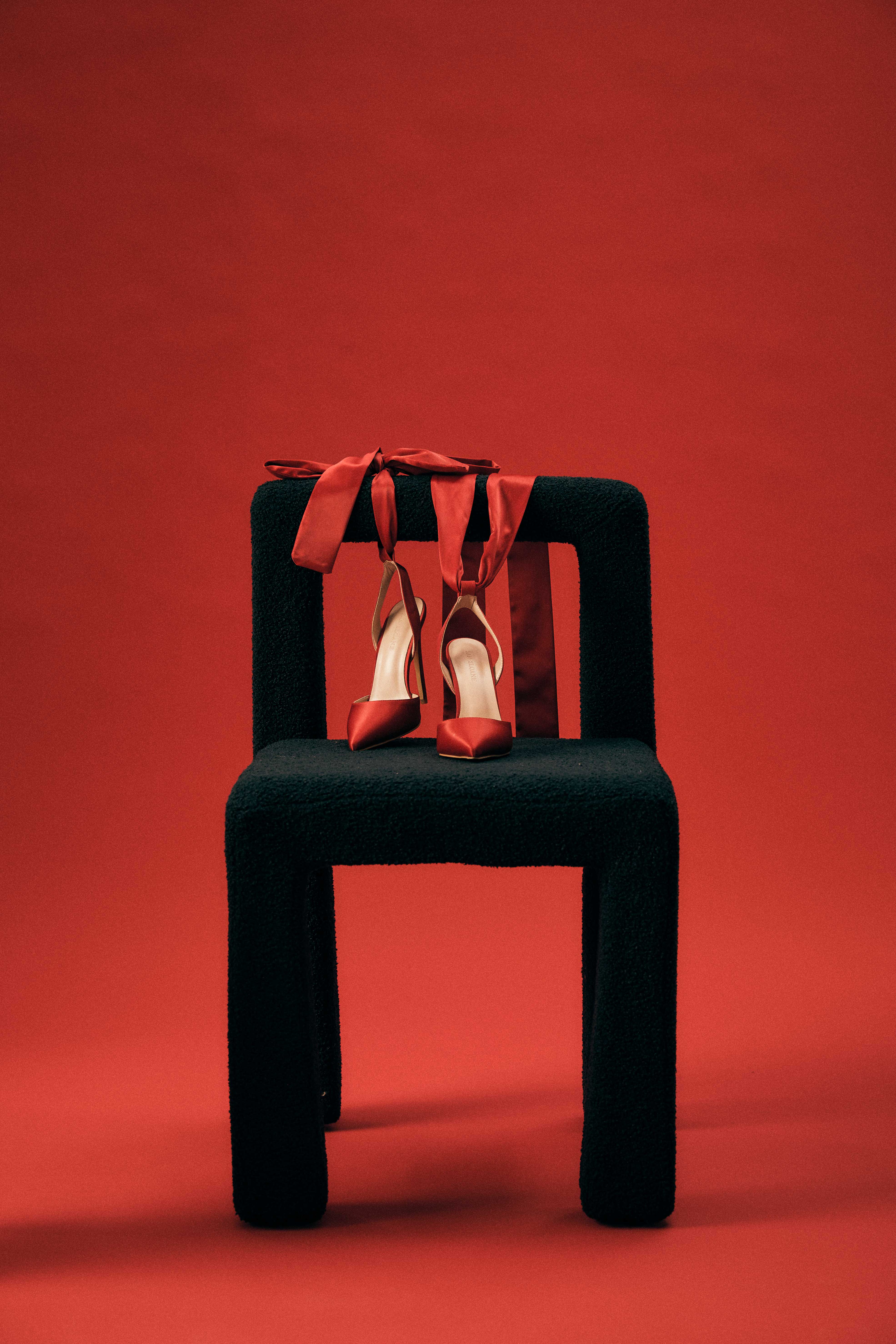 Bow Satin Pump Shoe