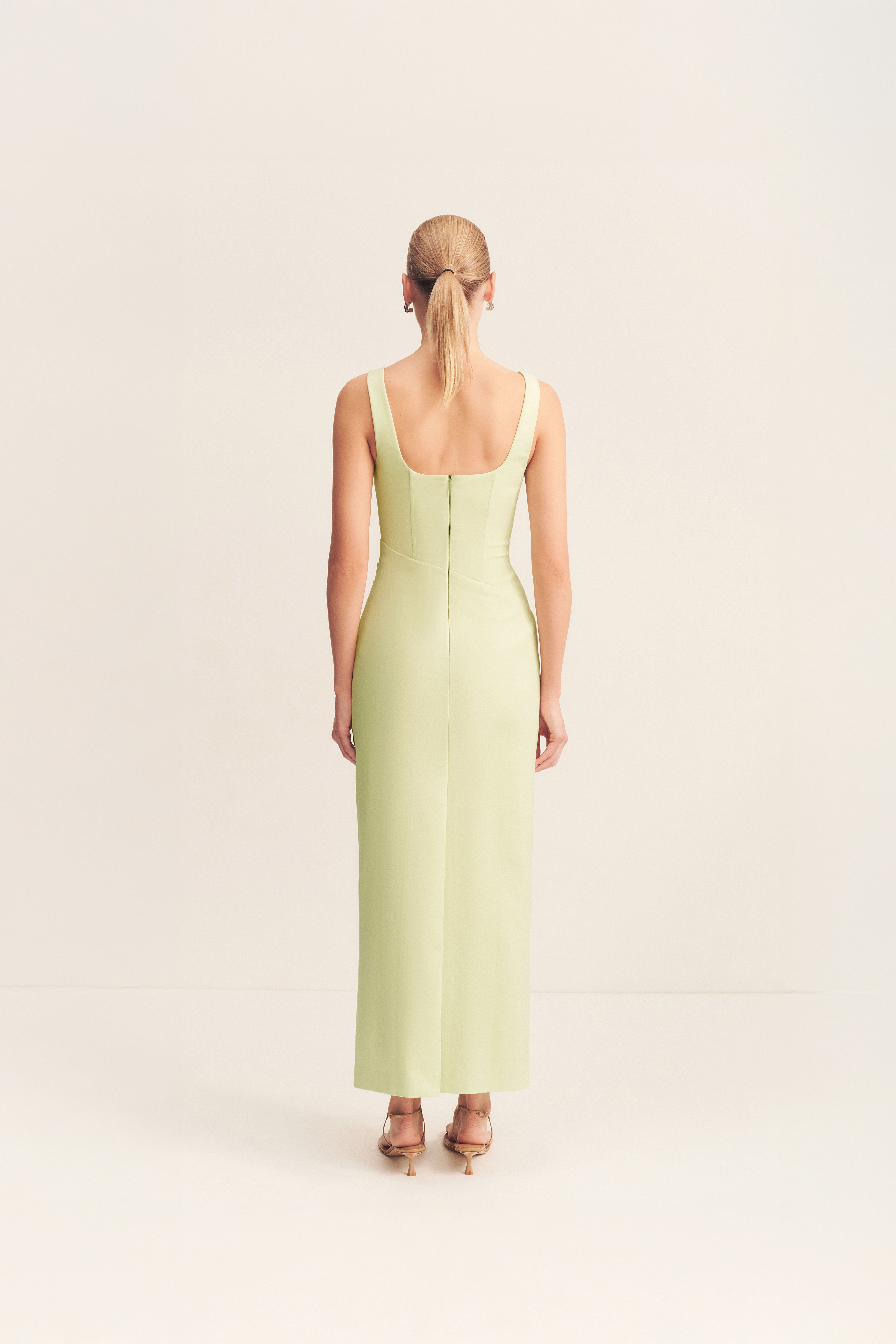 Lani structured Midi Dress