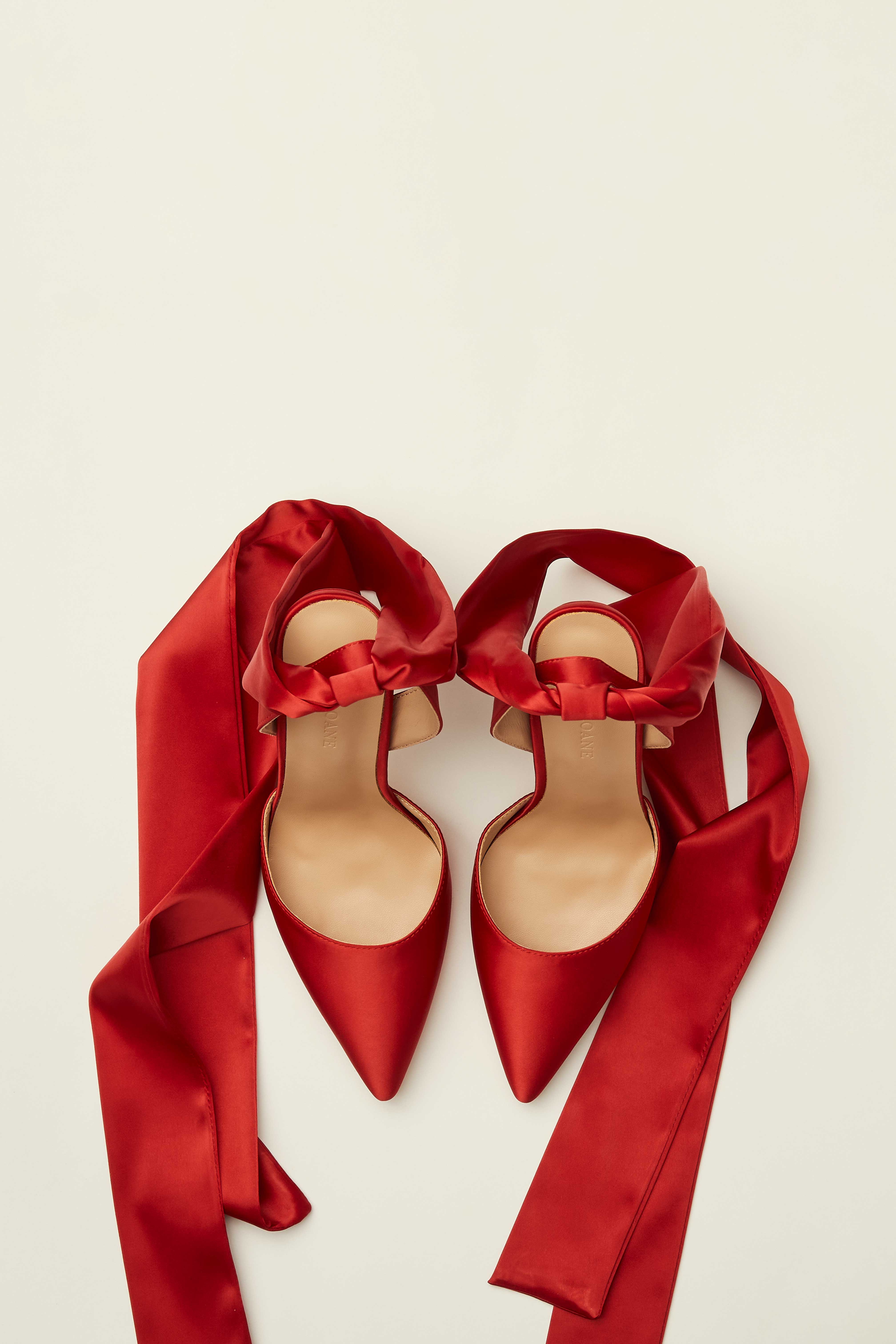 Bow Satin Pump Shoe