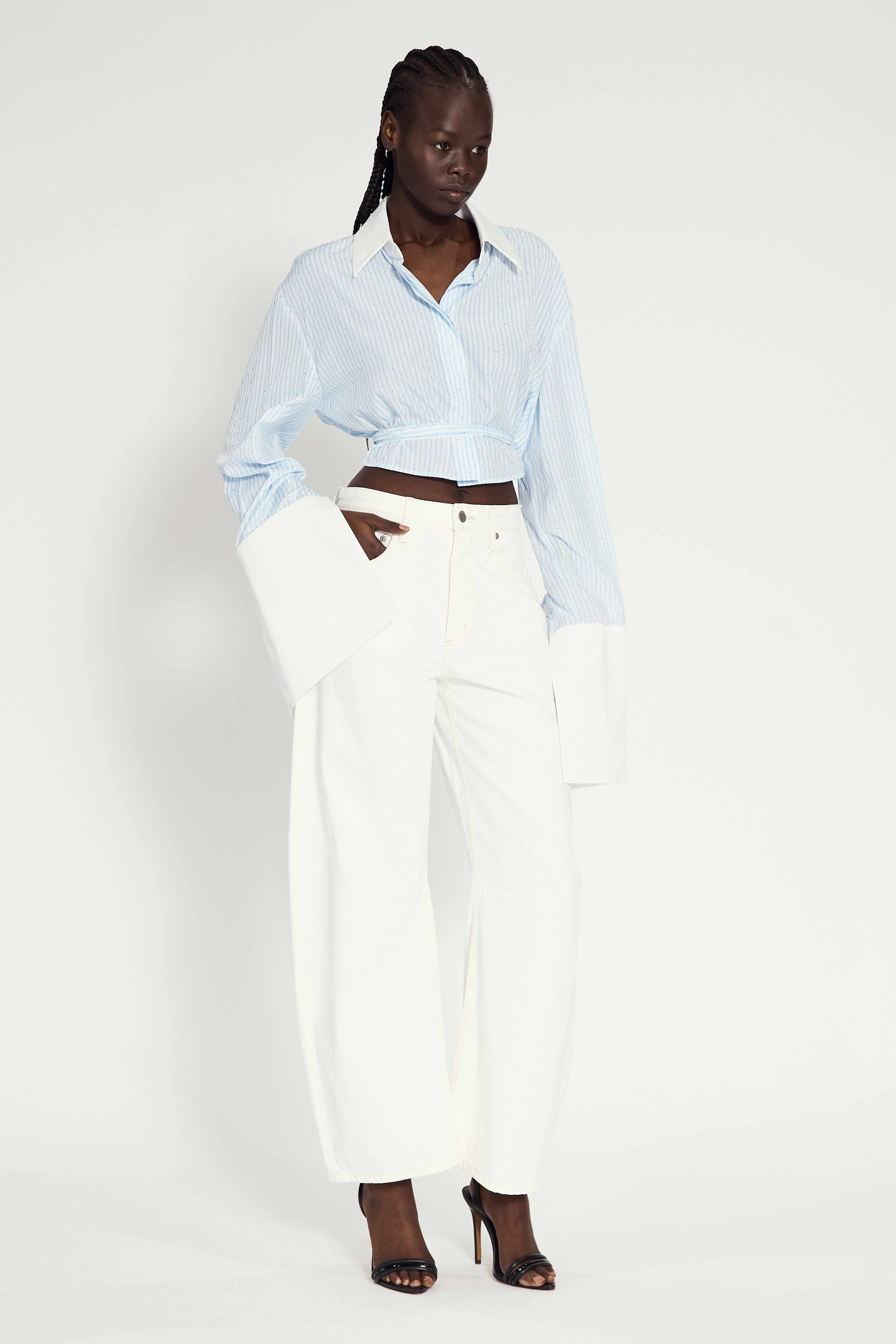 Phoebe Sparkle Stripe Shirt