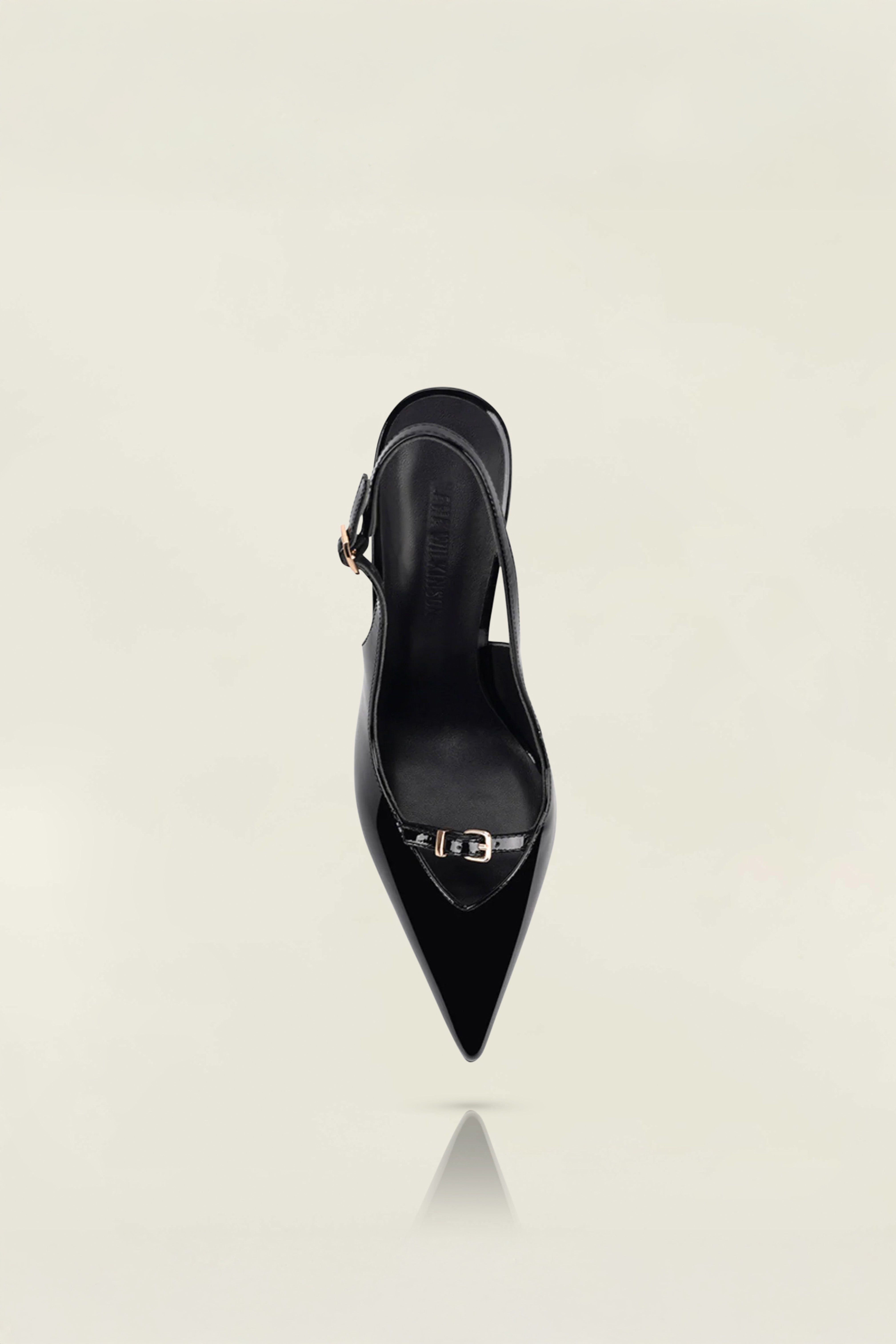 Naomi Pump Black Patent Leather