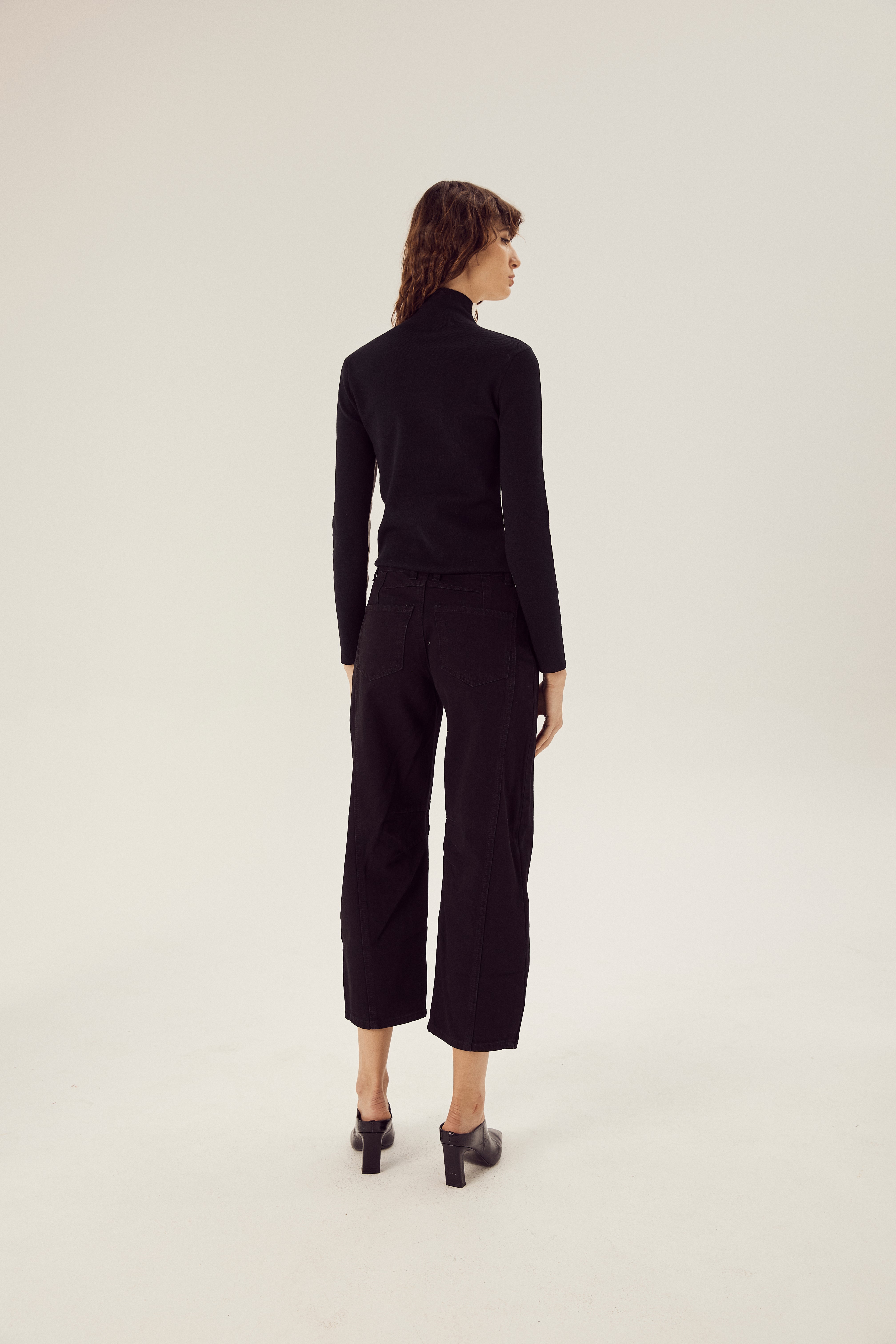 Tabi Two Tone Knit Top