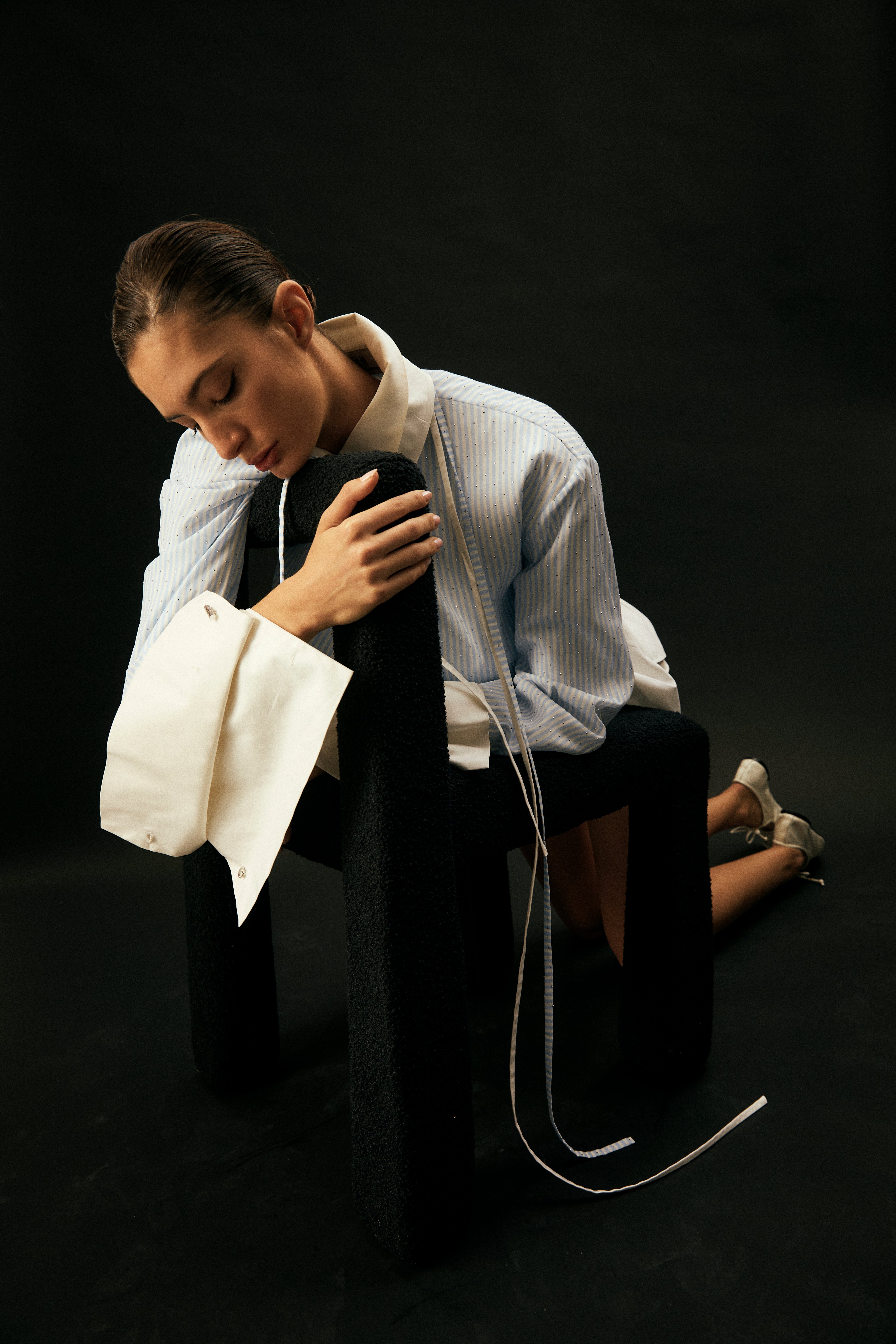 Phoebe Sparkle Stripe Shirt