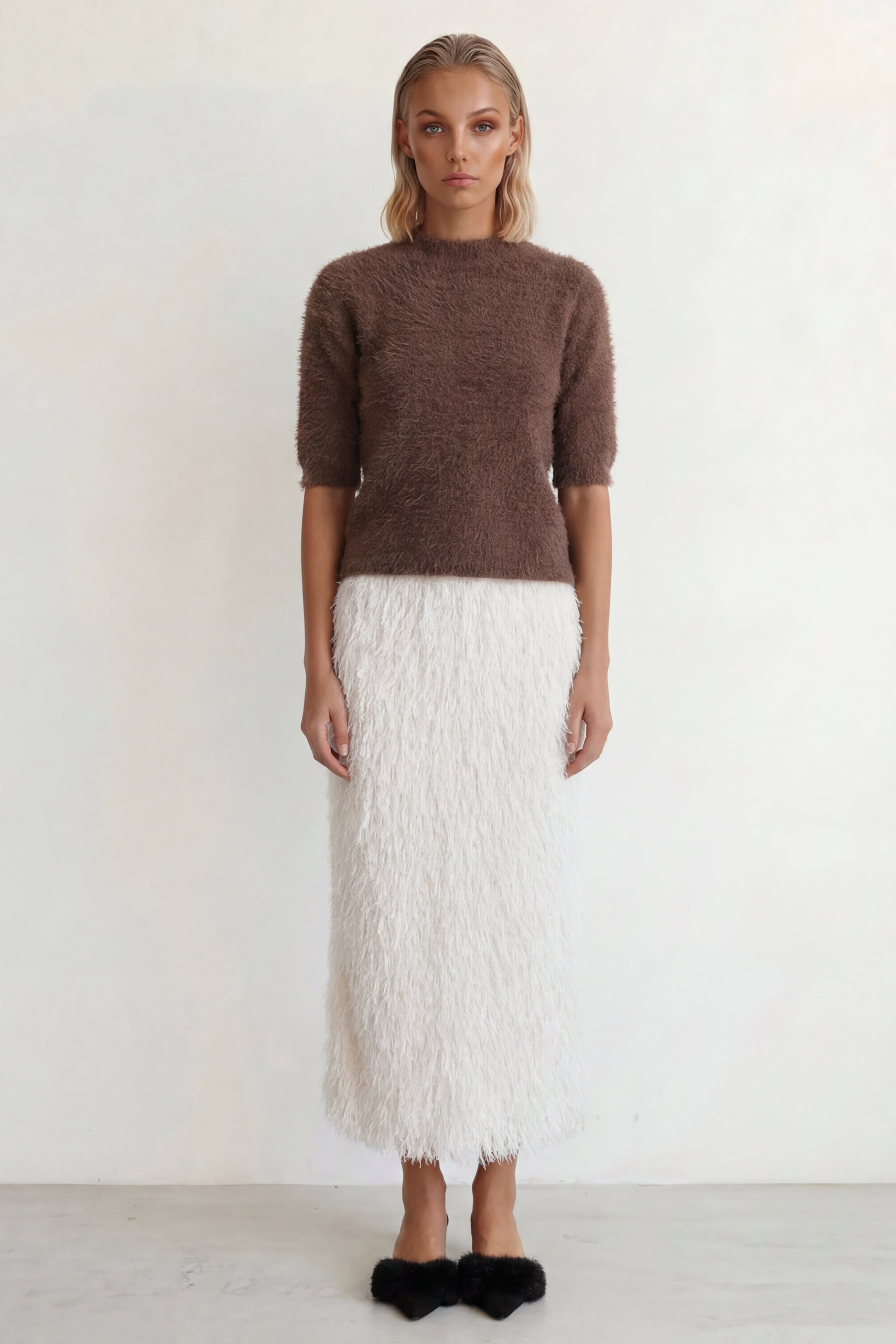 Feather Knit Tan