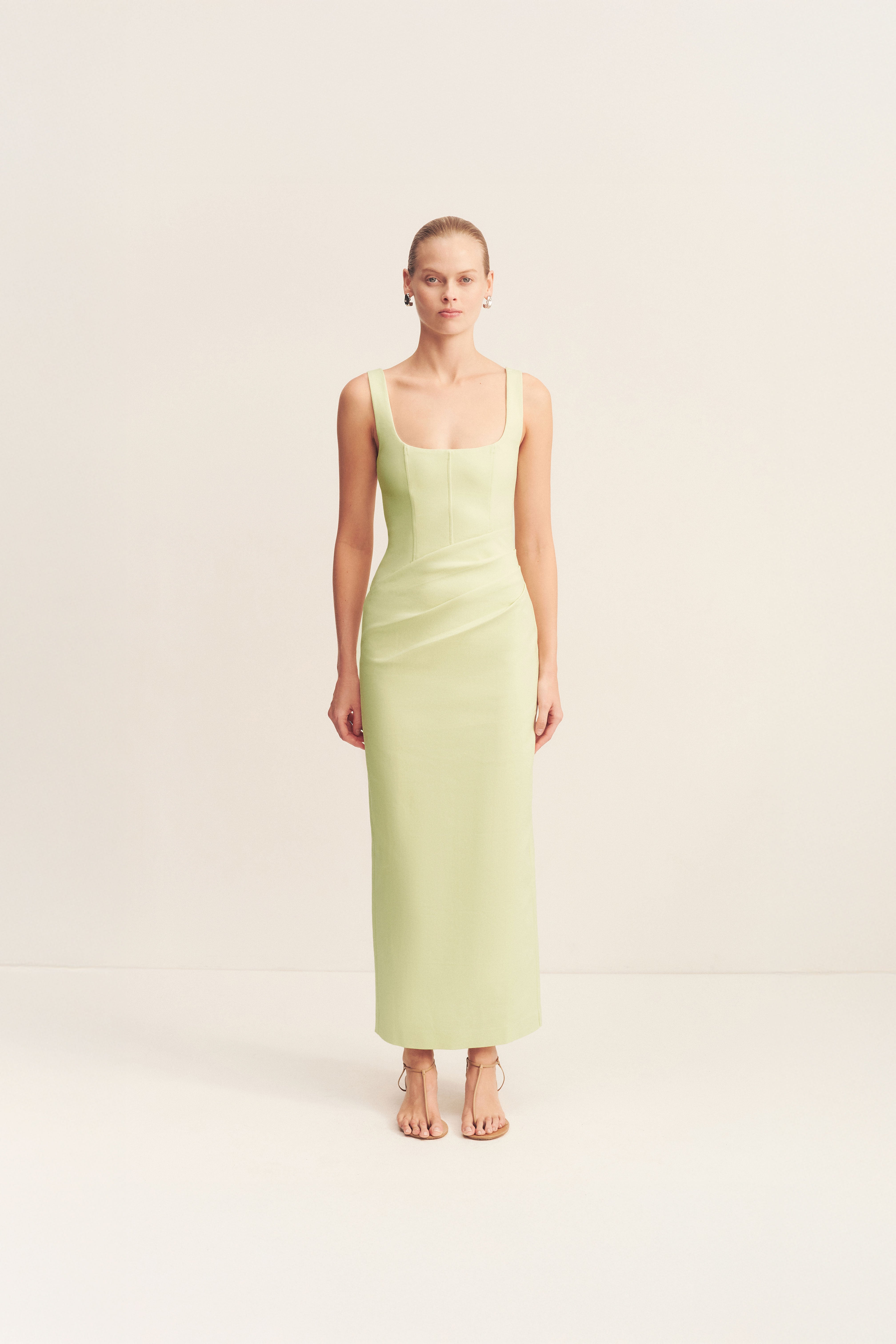Lani structured Midi Dress