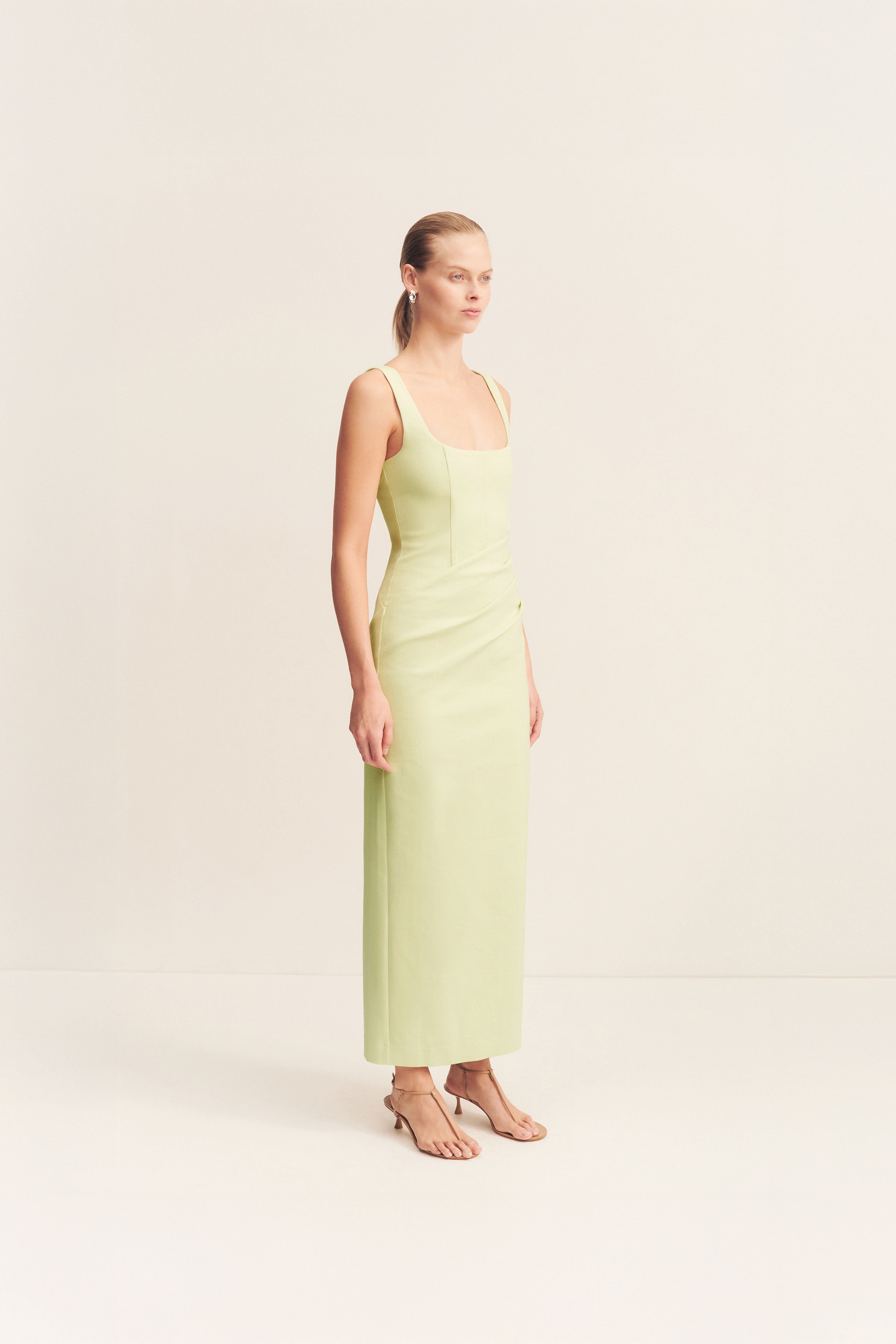 Lani structured Midi Dress