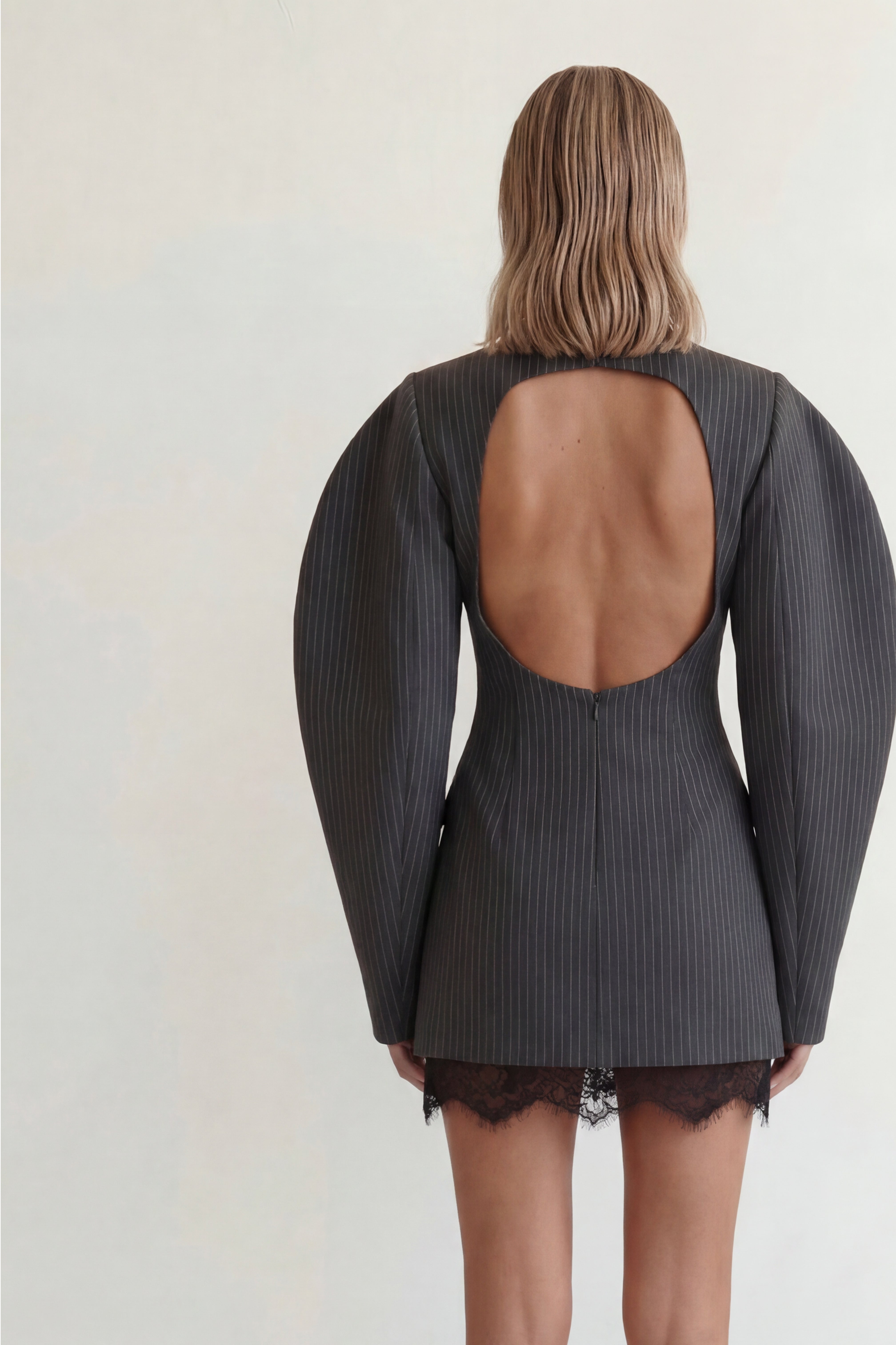 Pinstripe Mini Dress