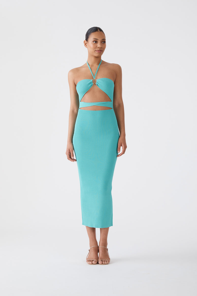SAN SLOANE HAVANA MIDI DRESS