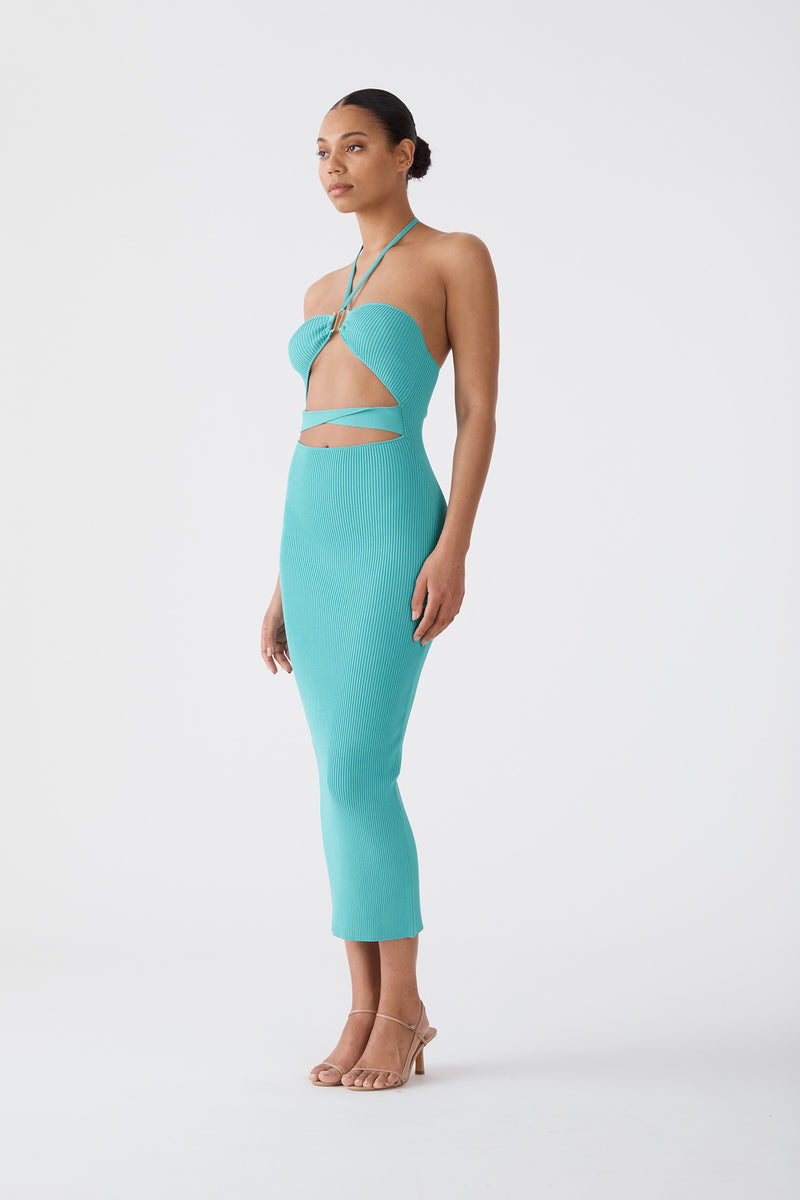 SAN SLOANE HAVANA MIDI DRESS