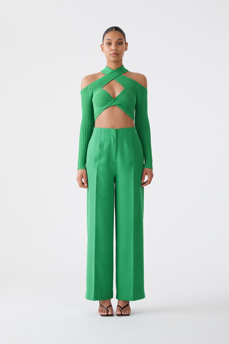 San Sloane Marcella Pant Vivid Green