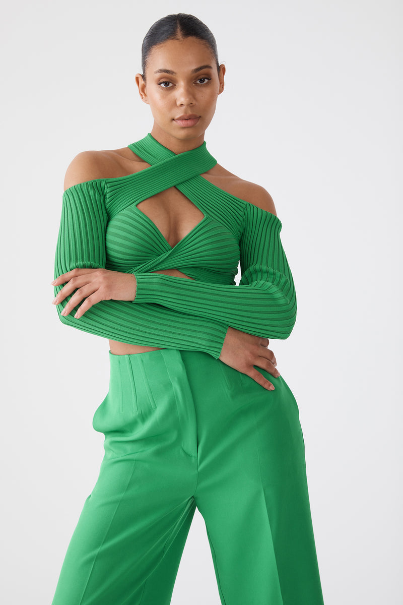 San Sloane Marcella Pant Vivid Green