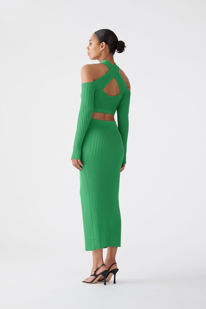 San Sloane Yvonne Skirt Vivid Green