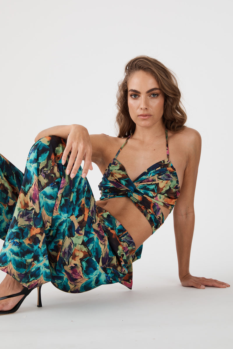 Zabego Eden Gathered Twist Top