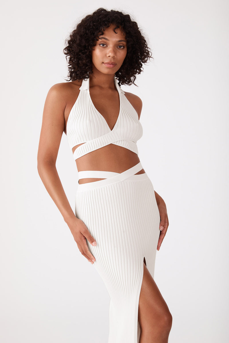 San Sloane Francoise Top Ivory