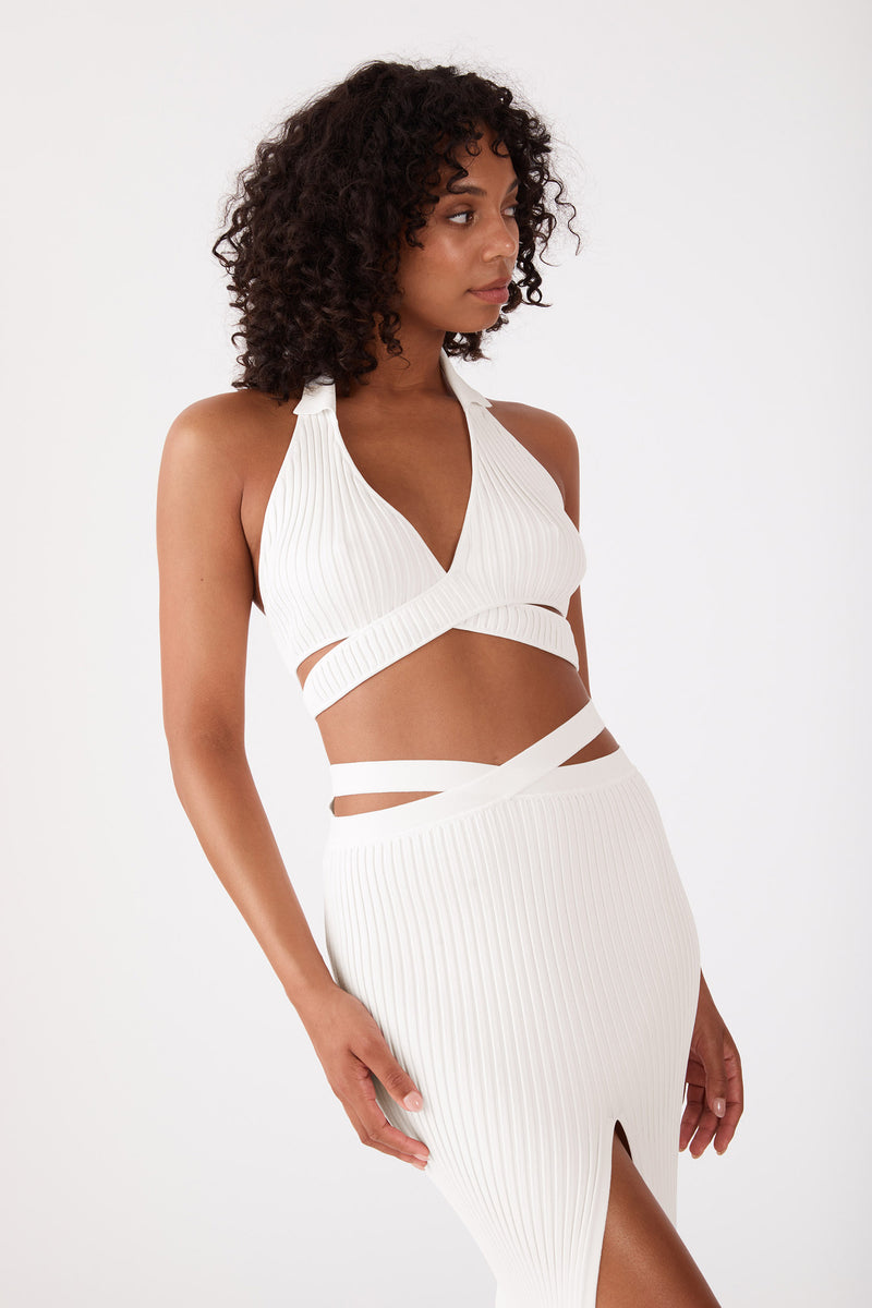San Sloane Francoise Top Ivory