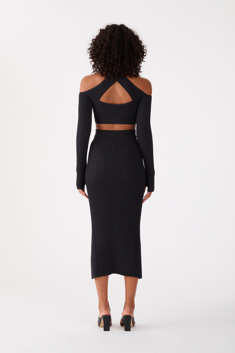 San Sloane Yvonne Skirt Black